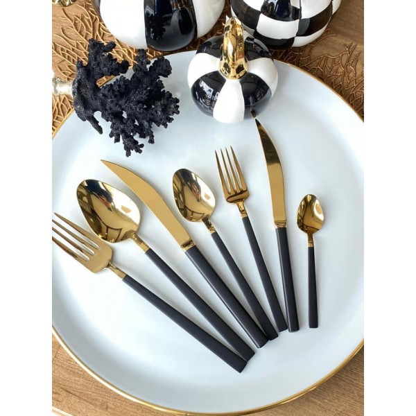 Set of 42 spoons, forks and knives