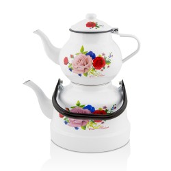 Lux Enamel Tea Pot Set ( 700 – 1700 ml ) 