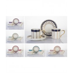 12-Piece Coffee Cup And Saucer Set 