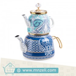 Turkish luxury teapot measuring 2.5 liters - 1.1 liters