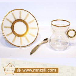 12-cup tea set with plates