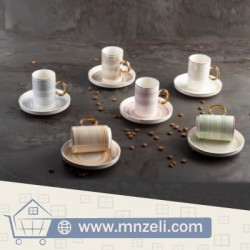 12-piece coffee cup set